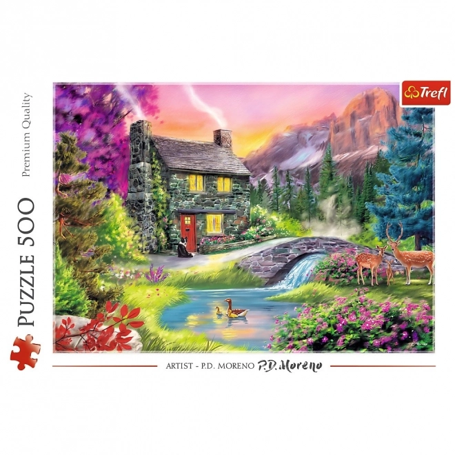 Puzzle 500 prvků - Horská idyla