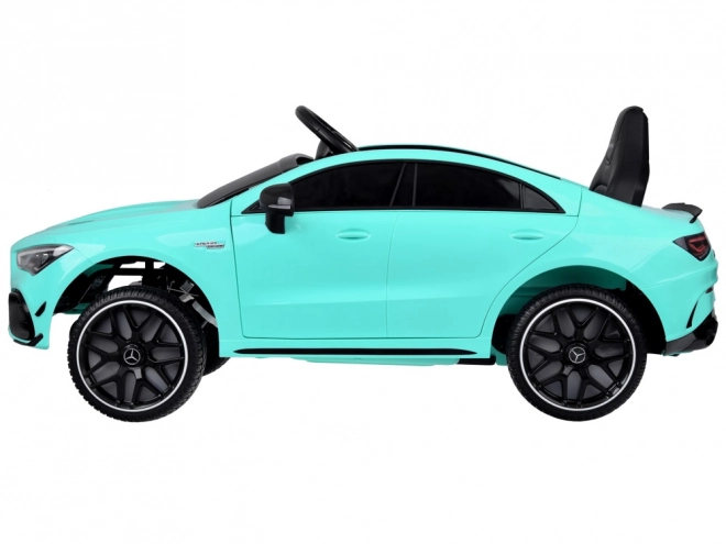Dětské elektrické auto Mercedes AMG CLA 45s s houpacím efektem – Modrá