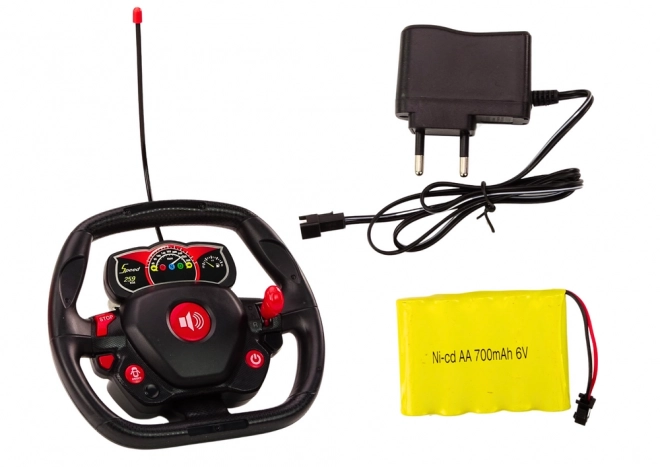 RC sportovní auto 1:12 otevírací dveře modré