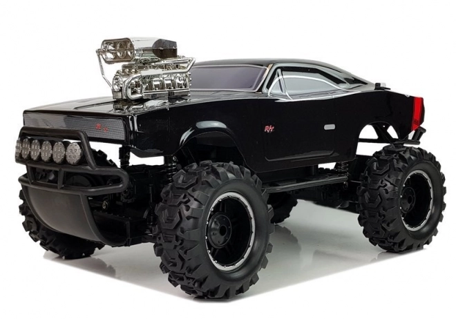 Zdalně ovládané terénní auto 4x4 černé