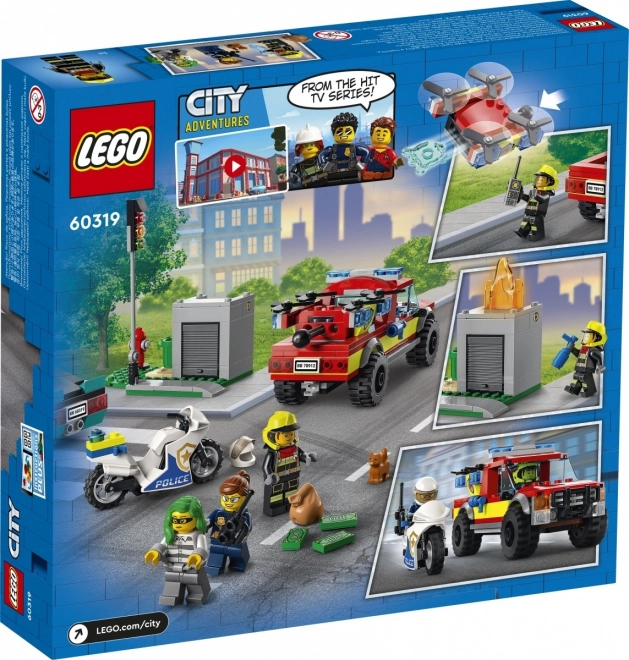LEGO City 60319 Hasiči a policejní honička