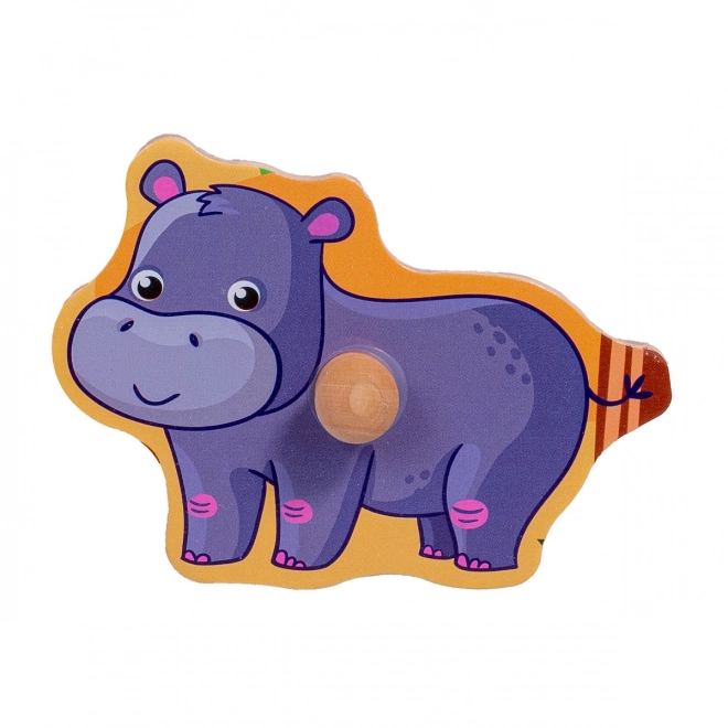 Dřevěné puzzle ZOO