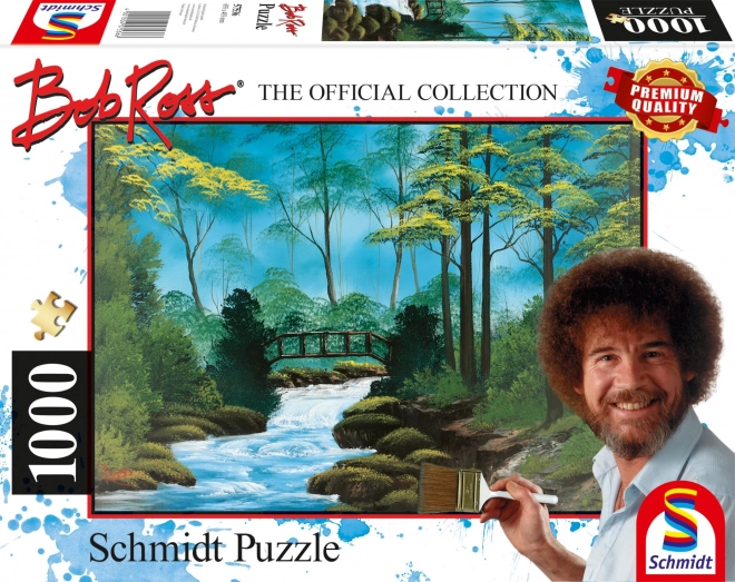 Puzzle Bob Ross: Osamělý most 1000 dílků
