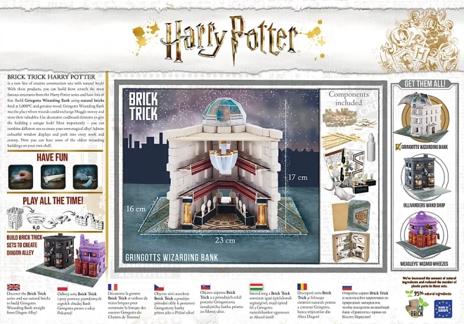 BRICK TRICK Harry Potter: Gringottova kouzelnická banka M 210 dílů