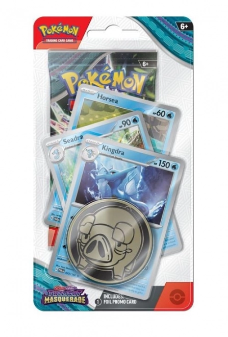 Karetní hra Pokémon TCG: Scarlet & Violet - Twilight Masquerade Premium Checklane Kingdra