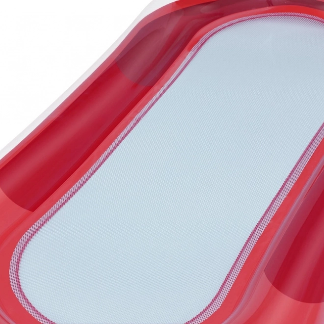 Červená nafukovací matrace s síťovaným dnem – Červená