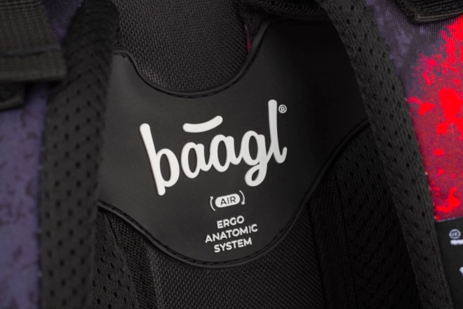 BAAGL SET 3 Core Láva: batoh, penál, sáček