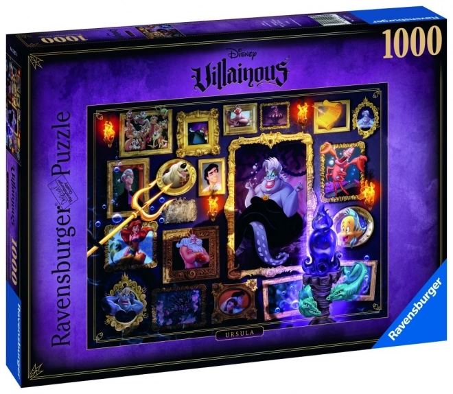 RAVENSBURGER Puzzle Disney Villainous: Uršula 1000 dílků