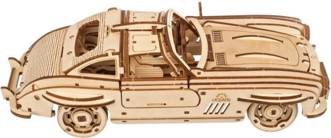Ugears 3D dřevěné mechanické puzzle Auto Winged Sports Coupe