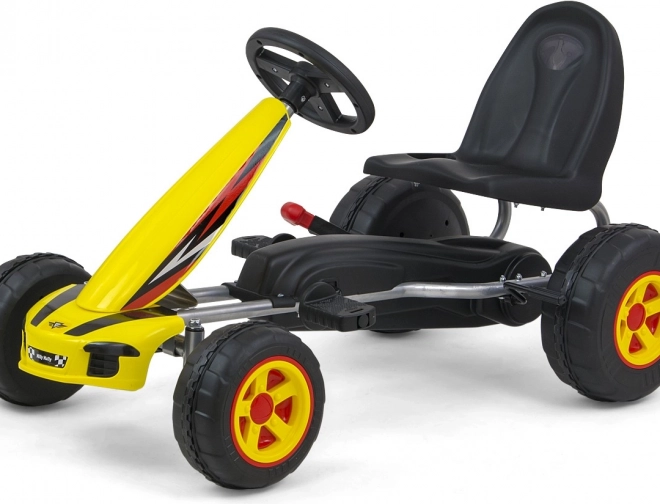 Pedálová motokára Viper – žlutá