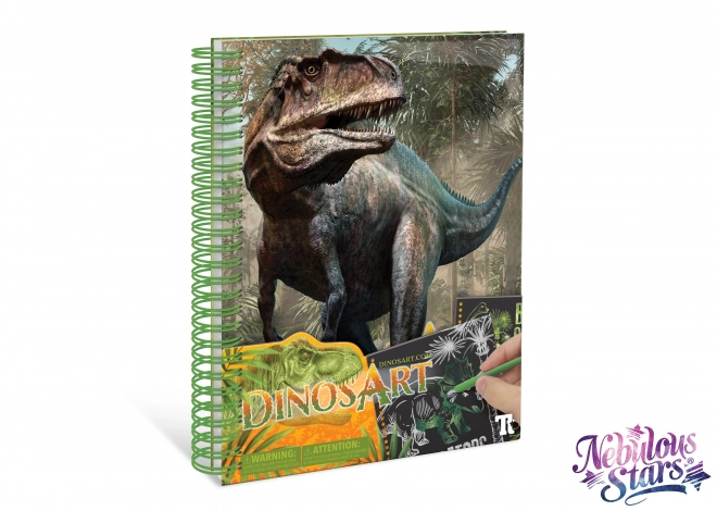 DinosArt vyškrabovací deníček