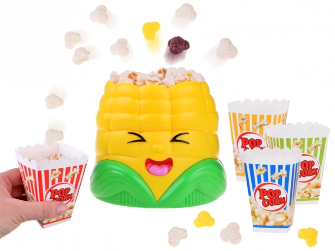 Zručnostní hra popcorn chytni do kelímku