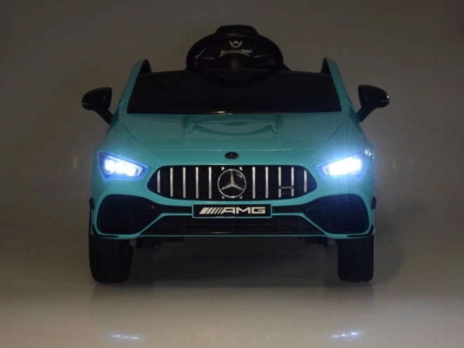 Dětské elektrické auto Mercedes AMG CLA 45s s houpacím efektem – Modrá