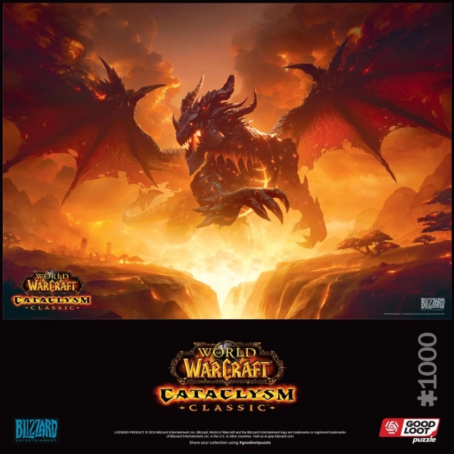 Puzzle World of Warcraft: Cataclysm 1000 dílků