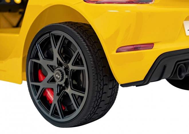 Dětské auto Porsche 718 – Žluté