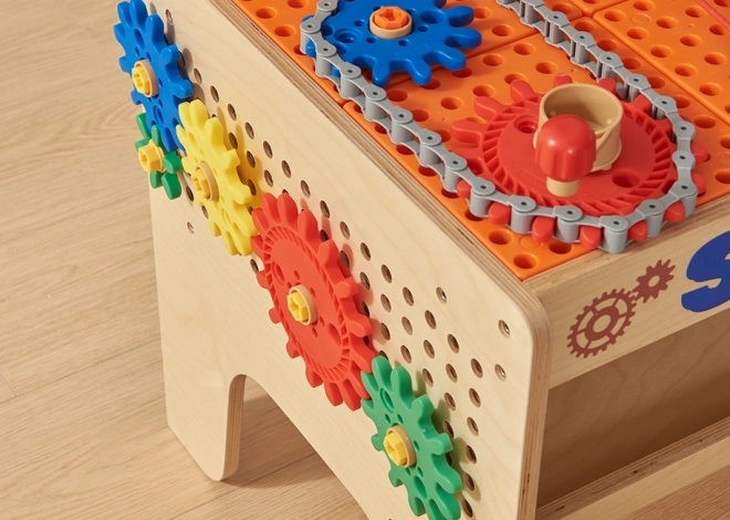 Dřevěná dílna XXL Montessori STEM s nástroji