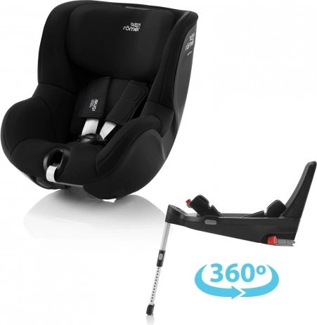 Autosedačka BRITAX RÖMER Dualfix 3 i-Size Bundle s bází Flex 5Z, Space Black