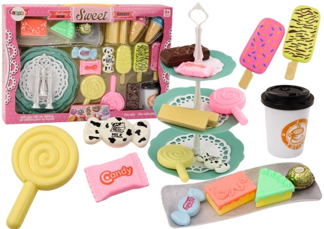 Cukrářská sada Café Set Dort Figurky Kávový dort 25 ele.