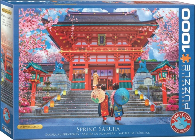 Puzzle Jarní Sakura 1000 dílků EUROGRAPHICS