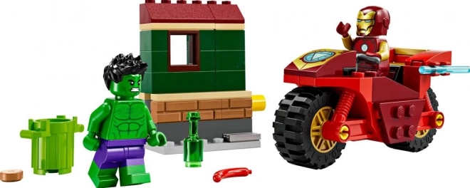 LEGO Marvel Super Heroes 76287 Iron Man s motorkou a Hulk