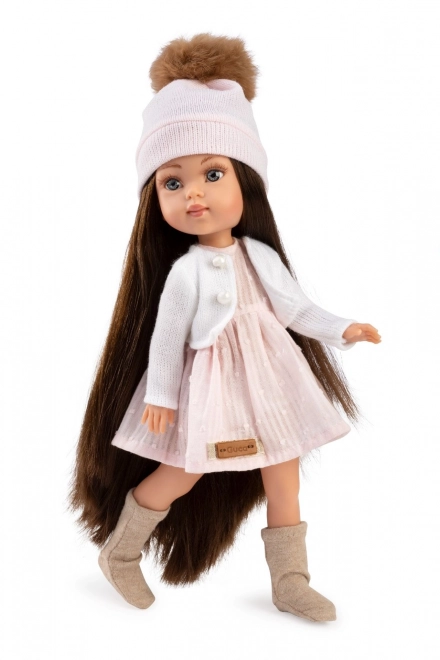 Realistická panenka Penelope s celovinylovým tělem 34 cm