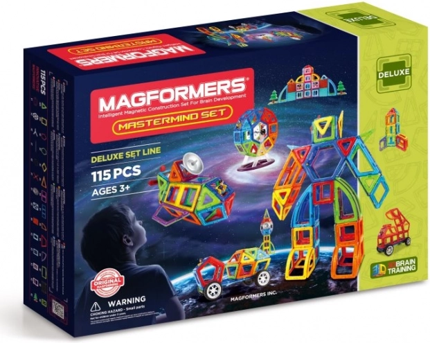 Magnetická stavebnice MAGFORMERS Mastermind 115 dílků