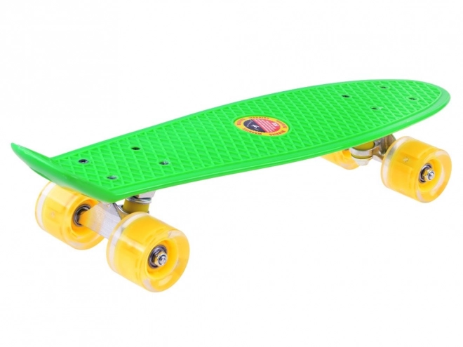 Skateboard Fiszka s LED kolečky