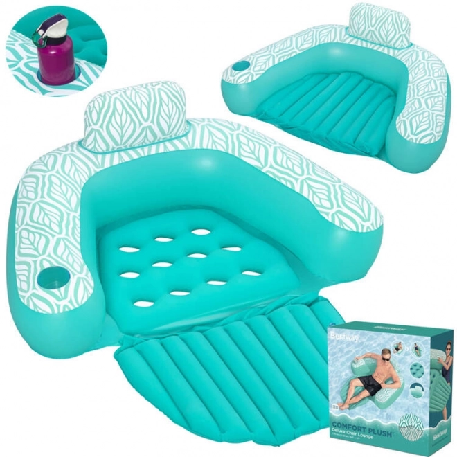 Luxusní nafukovací křeslo Bestway na vodu Deluxe Comfort