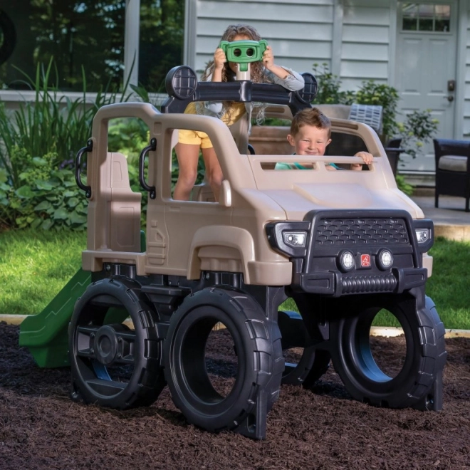 Safari nákladní auto s tobogánem pro děti