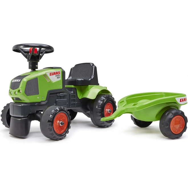 Odstrkovadlo - traktor Claas s volantem a valníkem