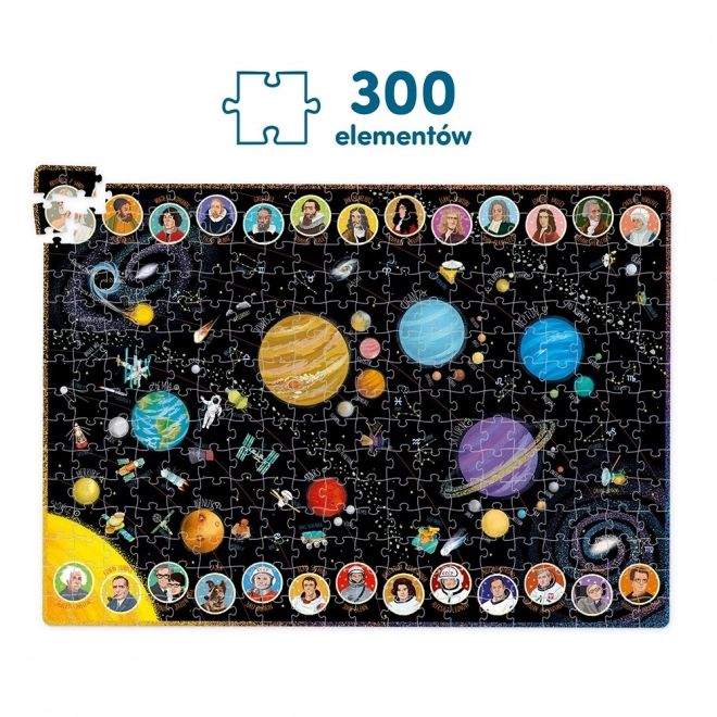 Puzzle Objevitelé - Sluneční Soustava 300 Dílků