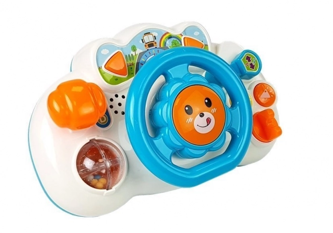 Interaktivní vzdělávací volant Baby Blue