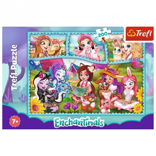 TREFL Puzzle Enchantimals 200 dílků