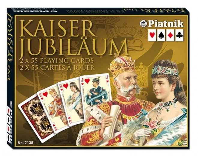 Luxusní hrací karty Kaiser Jubiläum