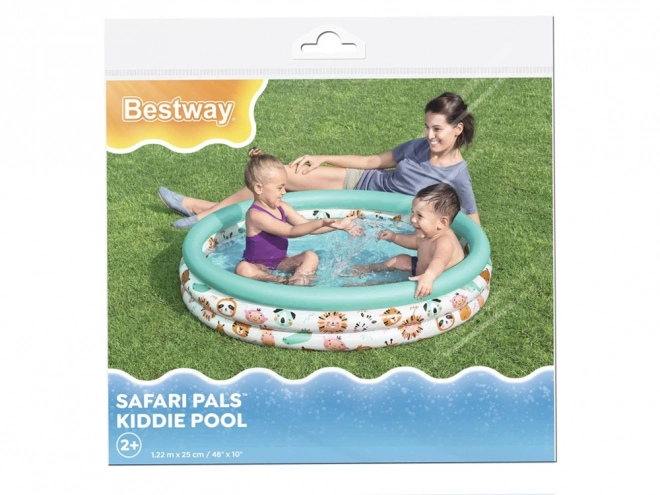 Bestway dětský nafukovací bazének Safari zvířátka