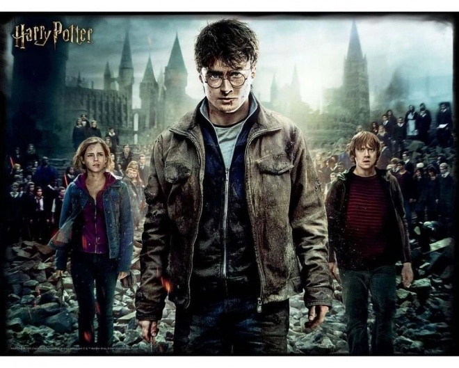 3D puzzle Harry Potter s Harrym, Hermionou a Ronem XL