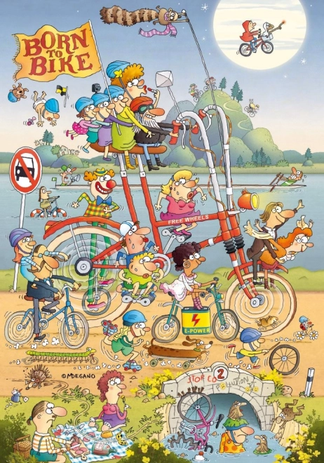 Puzzle HEYE Na výletě od Marino Degano 500 dílků