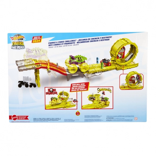 Hot Wheels Monster trucks power smashers dráha masivní destrukce