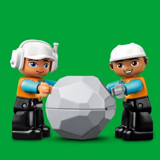 DUPLO kamion a pásový bagr