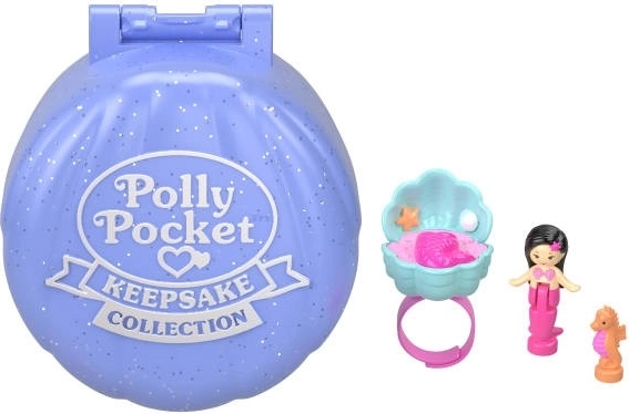 Figurky Polly Pocket Sada s prstýnkem Mořská panna