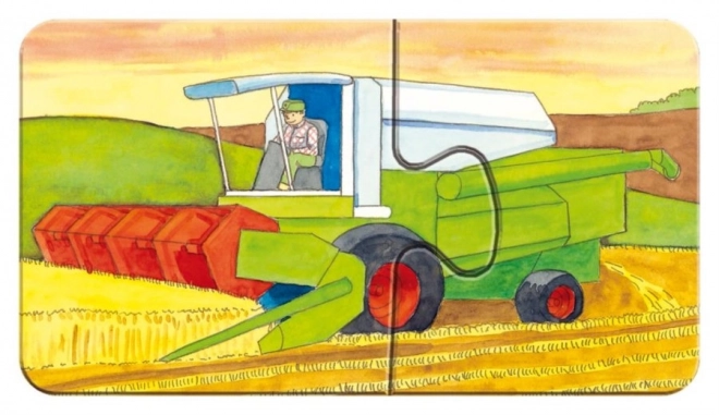 RAVENSBURGER Moje první puzzle Na statku 9x2 dílky