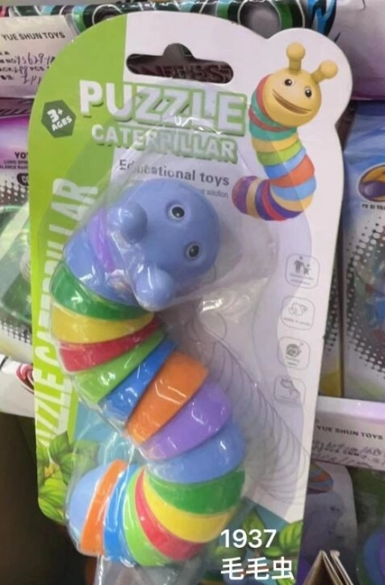 Hračka housenka 16 cm