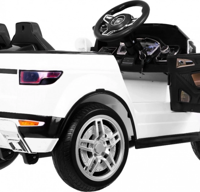 Elektrické autíčko sportovní Rapid Racer – Bílé