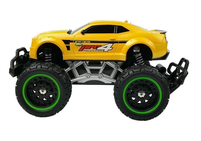 Dálkově ovládané R/C 6,5 km/h s vysokými koly – žluté