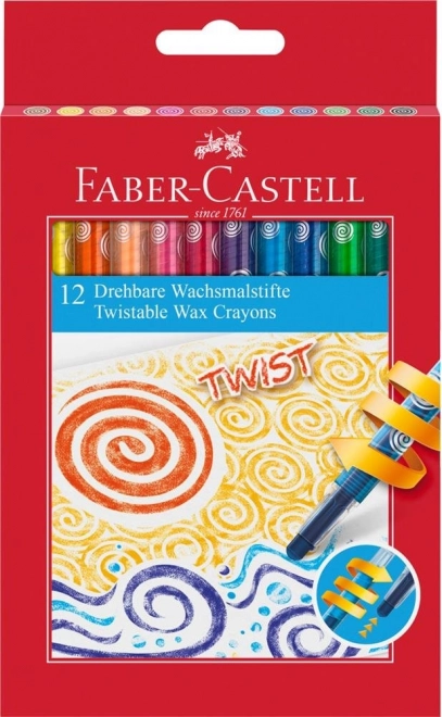 Voskovky Faber-Castell Twist 12 barev