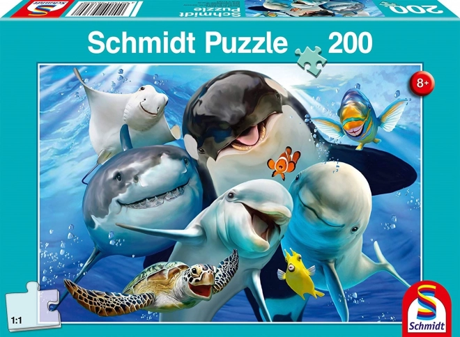 Puzzle Podvodní přátelé 200 dílků