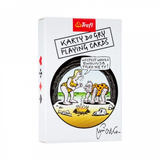 Balíček karet s ilustracemi Andrzeje Mleczko