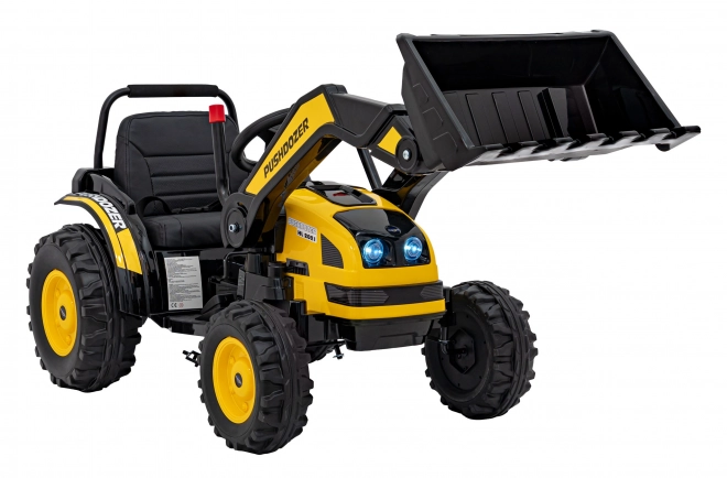Dětský elektrický traktor s pohyblivou lžící a dálkovým ovládáním