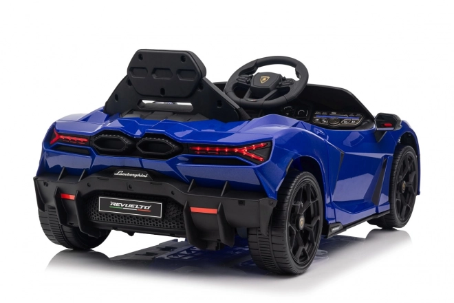 Dětský vůz lamborghini revuelto modrý