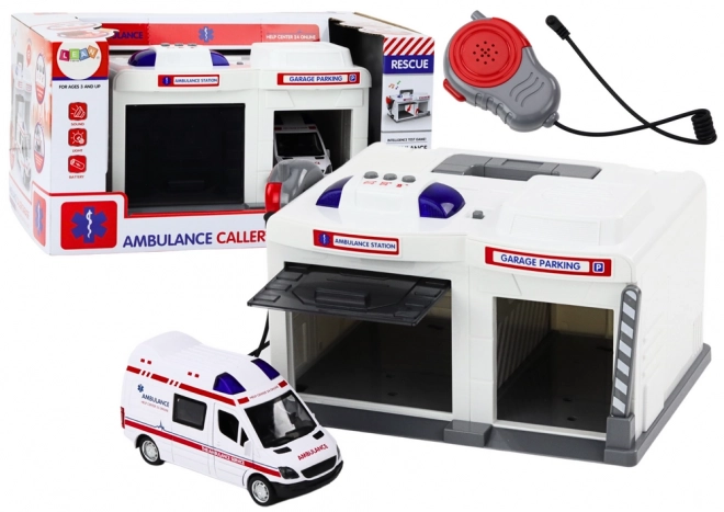 Základna záchranné služby Ambulance světla a zvuky